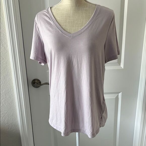 Athleta Purple Short Sleeve Relaxed T-Shirt NWOT - Picture 1 of 5